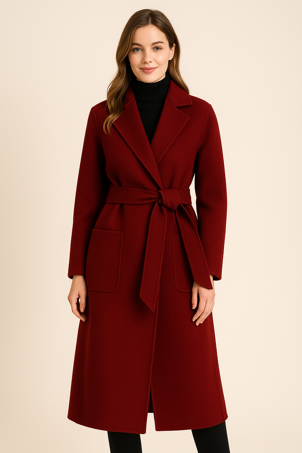 Autumn & Winter Temperament Korean Wool Coat for Women – Elegant & - Which Mark