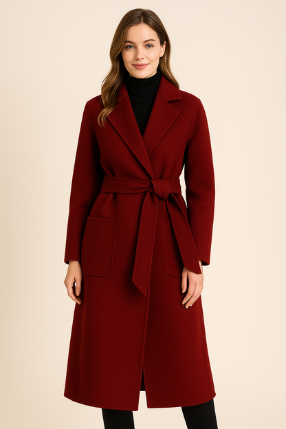 Autumn & Winter Temperament Korean Wool Coat for Women – Elegant & - Which Mark