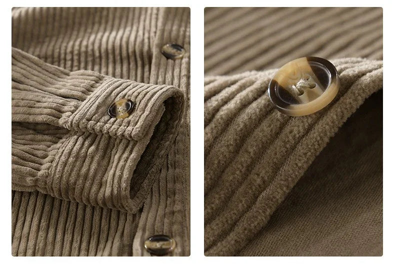 VelvEdge™ – Heavy Corduroy Overshirt Jacket - Which Mark