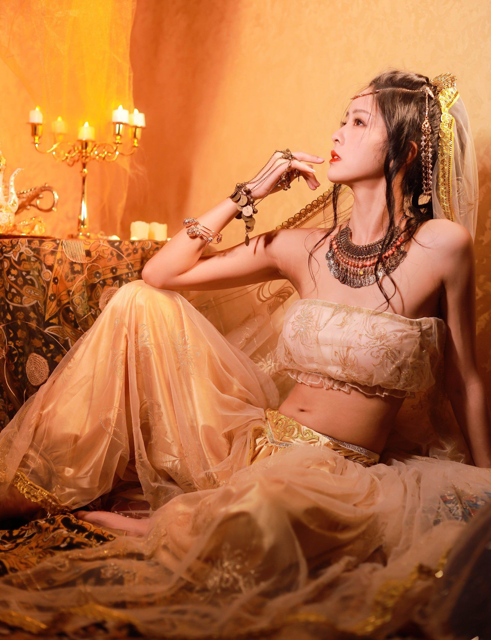 Golden Goddess Costume Egyptian Princess Costume Cleopatra Costume - Which Mark