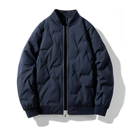 A. White Duck Down Thickened Warm Trendy Winter Men JACKET - Which Mark