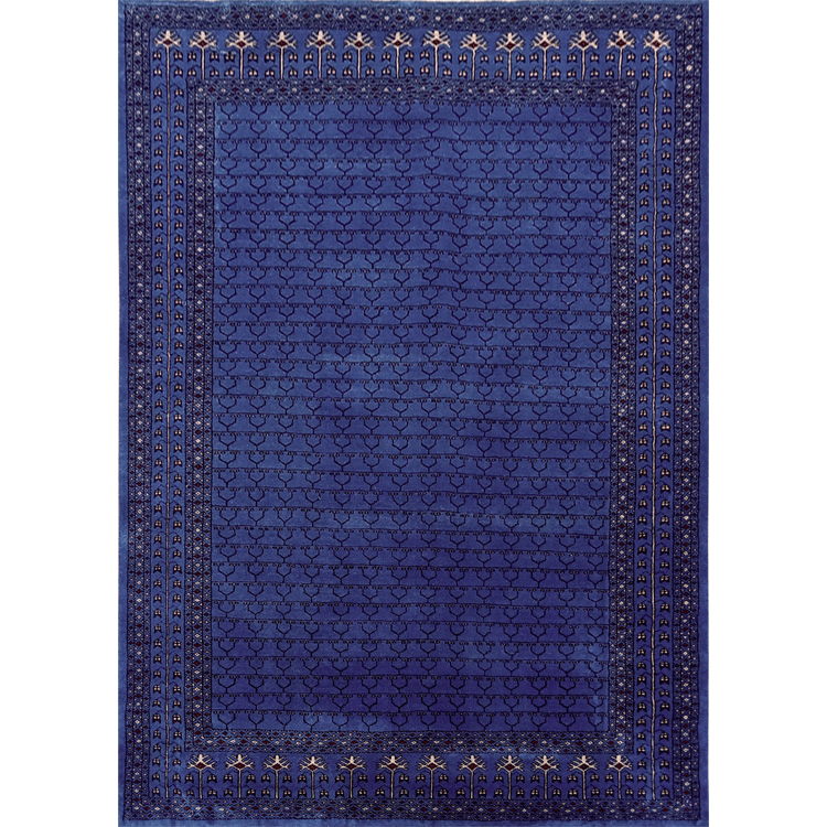 5×7 Feet Handmade Wool Carpet Purple Hand Knotted Parda - Which Mark