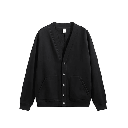 Flame Single-layer Fleece-lined Cardigan Coat Loose-fitting Casual - Which Mark