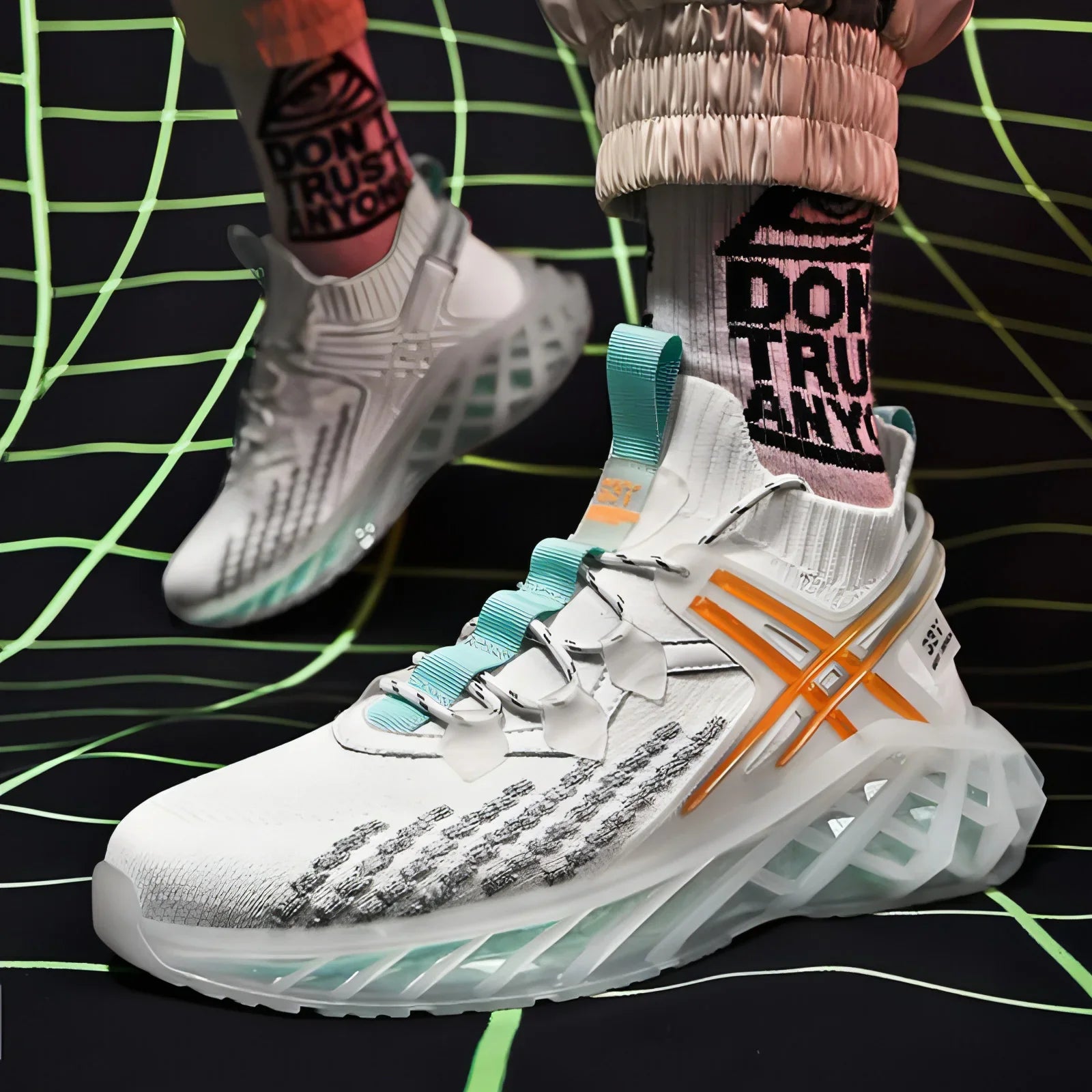 Men Fashion Running Shoes Breathable Leisure - Which Mark