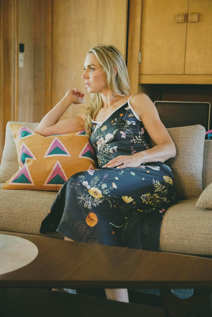 Andromeda Silk Dress in Spring Equinox - Which Mark