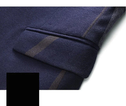Men's Fashion Slim Single-breasted Suit Vest Pants Set - Which Mark