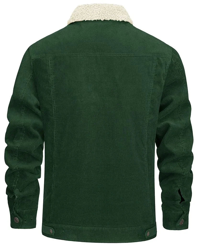 NordWool™ – Corduroy Lapel Plush Jacket for Men - Which Mark