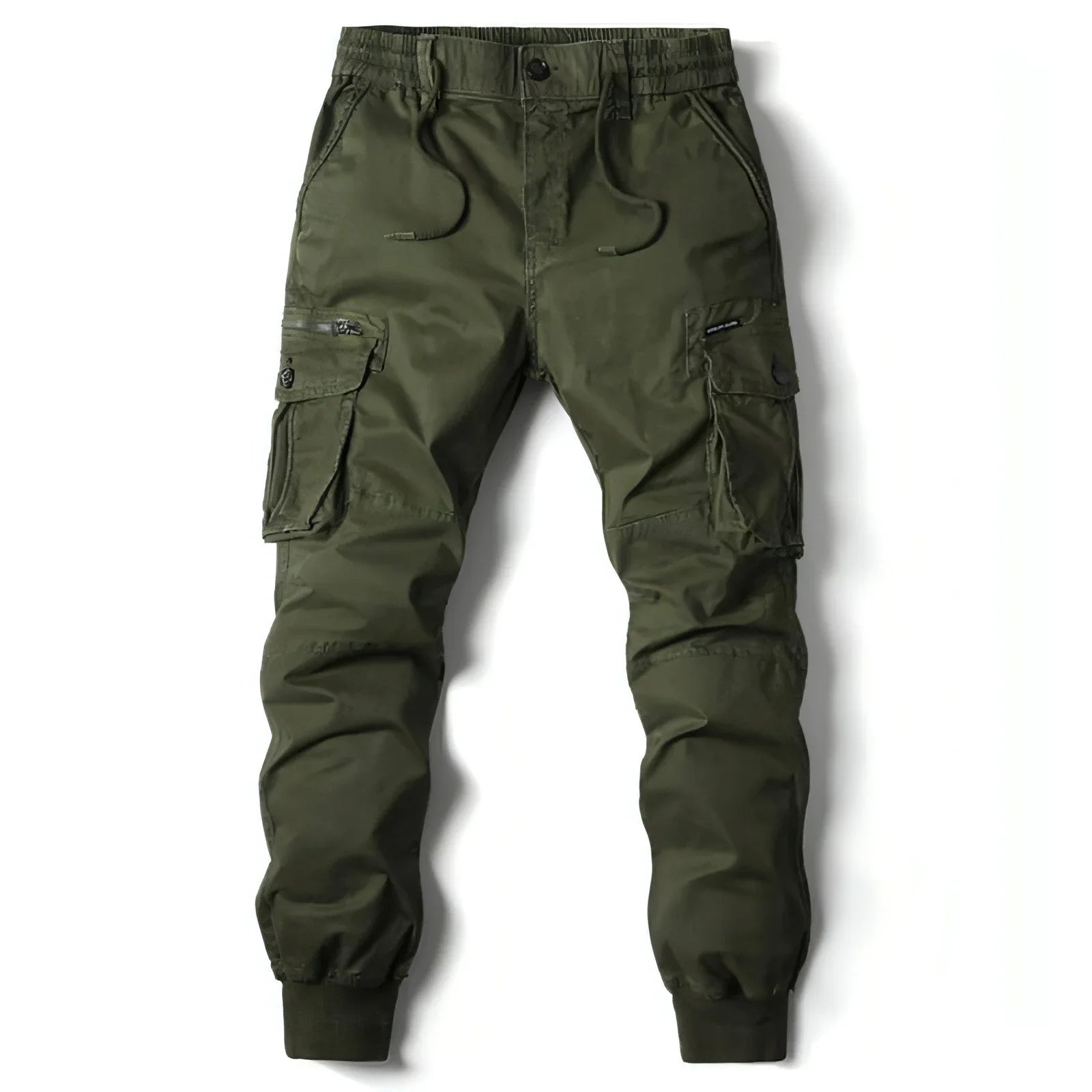 Spring Men's Tappered Work Clothes Multi-pocket Loose Casual Pants - Which Mark