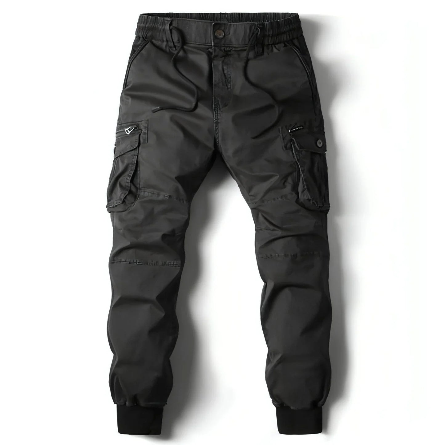 Spring Men's Tappered Work Clothes Multi-pocket Loose Casual Pants - Which Mark
