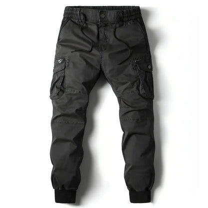 Spring Men's Tappered Work Clothes Multi-pocket Loose Casual Pants - Which Mark