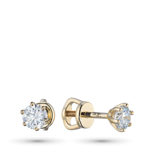 14K Yellow Gold Earring Studs - Which Mark