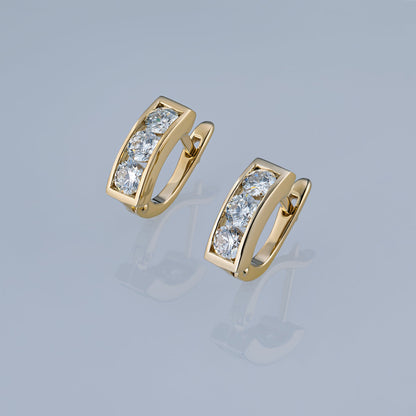 14K Yellow Gold Earrings - Which Mark