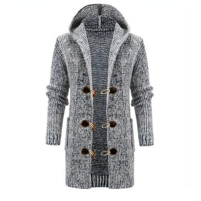 Men's Sweater European And American Style Mid-length Cardigan - Which Mark