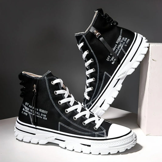 STARKE - Canvas Shoes, Breathable Thick Sole, Board Shoes, Gaobang - Which Mark