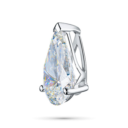 14K White Gold Pendant with 1 Pear-Cut Lab-Created Diamond 1.08 CT.TW - Which Mark