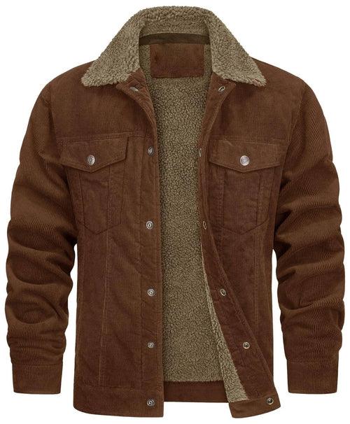 NordWool™ – Corduroy Lapel Plush Jacket for Men - Which Mark