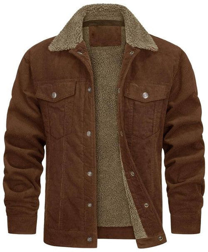 NordWool™ – Corduroy Lapel Plush Jacket for Men - Which Mark