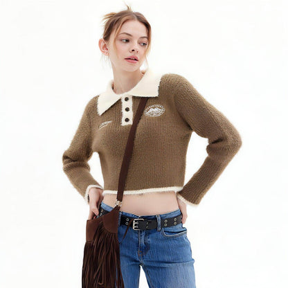 Pure Desire College Style Soft Waxy New Sweater Ins Simple Women - Which Mark