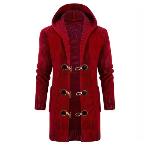 Men's Sweater European And American Style Mid-length Cardigan - Which Mark