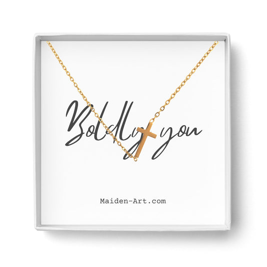 14K gold necklace | Gold Plated Cross Pendant Necklace - Which Mark