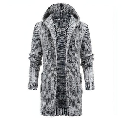 Men's Sweater European And American Style Mid-length Cardigan - Which Mark