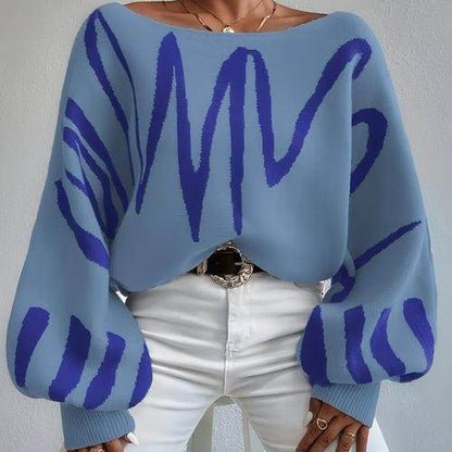 Loose Pullover Knitting Sweater Women - Which Mark