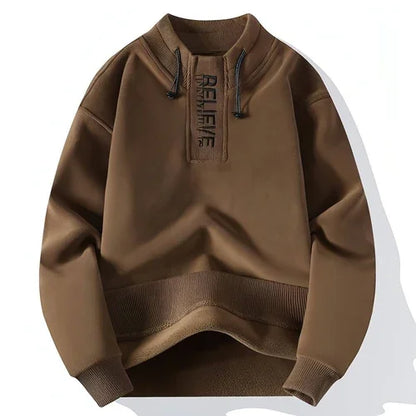 Round Neck Sweater — Men's and Women's Long Sleeves Couple Top - Which Mark