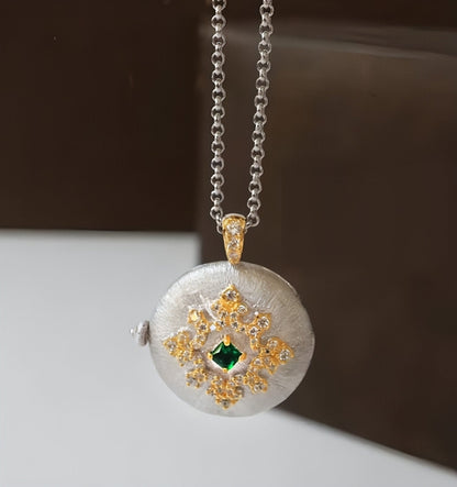 European American And Italian Craftsmanship Necklace Retro Palace - Which Mark
