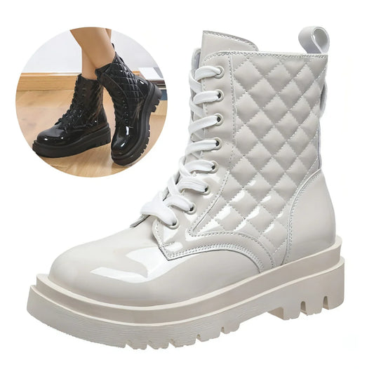 Thick-heeled Boot Women Shoes - Which Mark