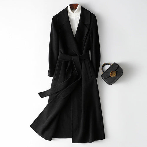 Autumn & Winter Temperament Korean Wool Coat for Women – Elegant & - Which Mark
