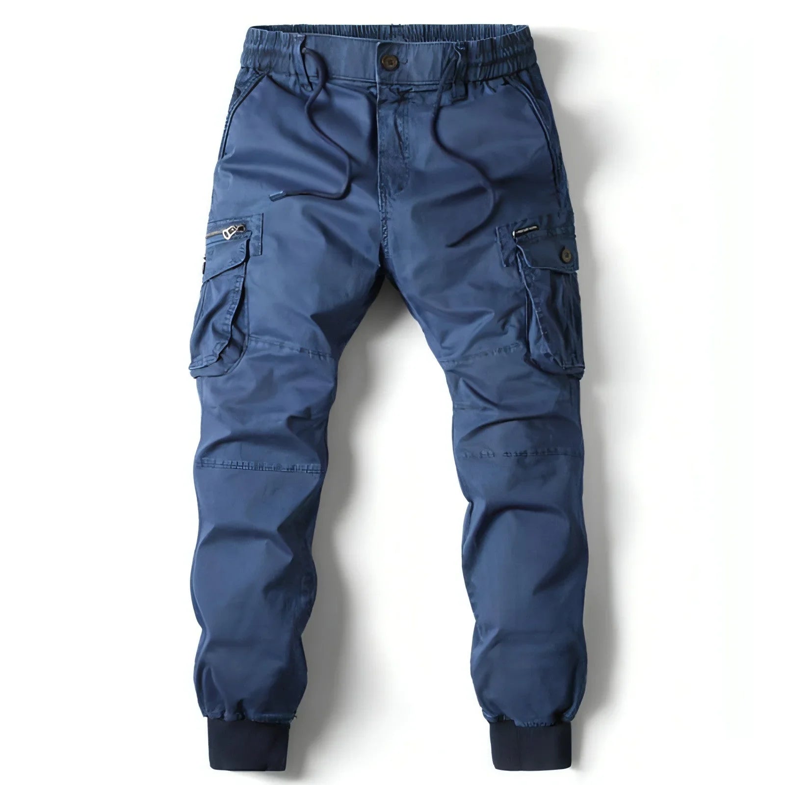 Spring Men's Tappered Work Clothes Multi-pocket Loose Casual Pants - Which Mark