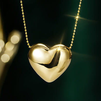 AuriLuxe™ – Personalized 18K Gold Love Pendant Necklace - Which Mark