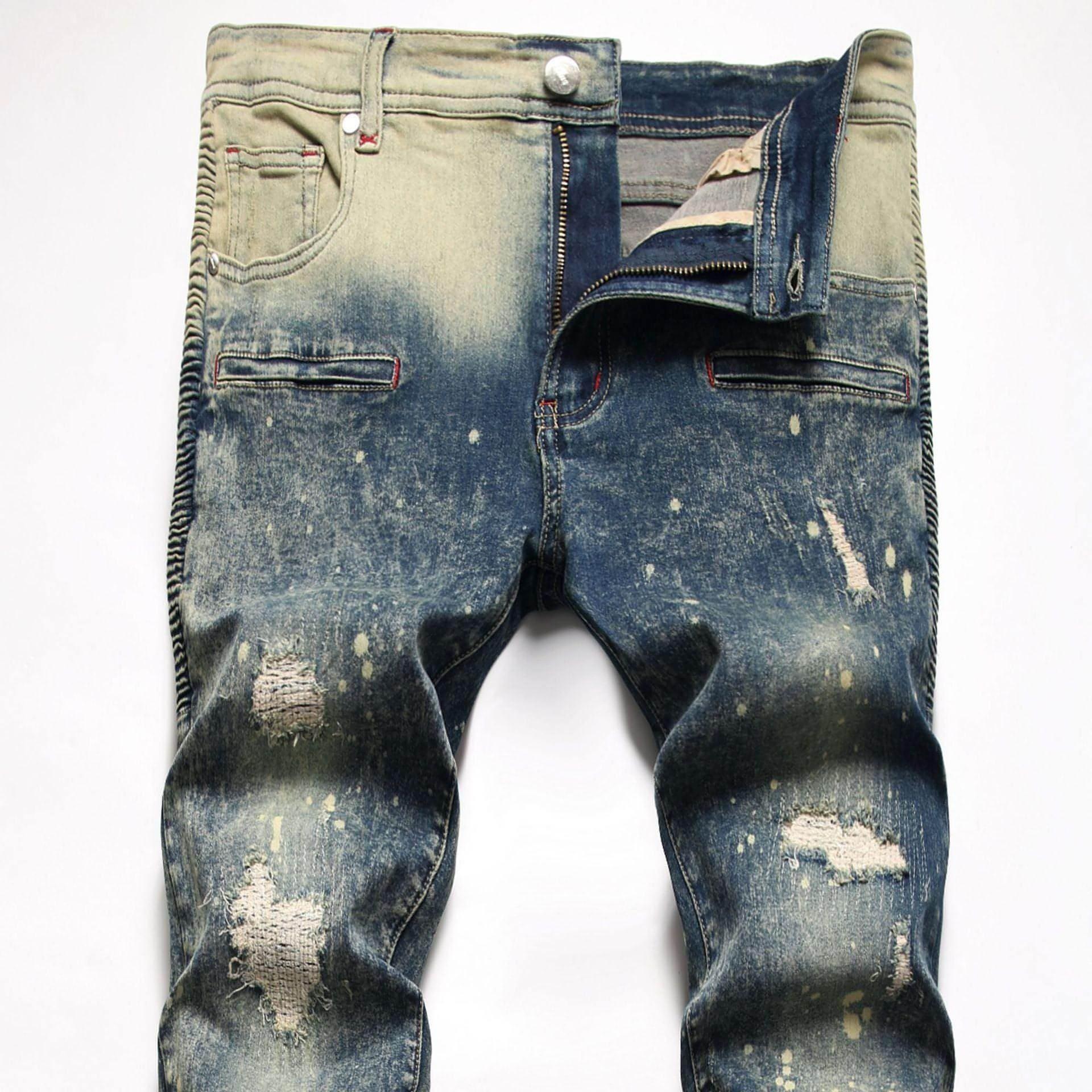 DenimDare™ Elastic Straight Jeans For Men - Which Mark
