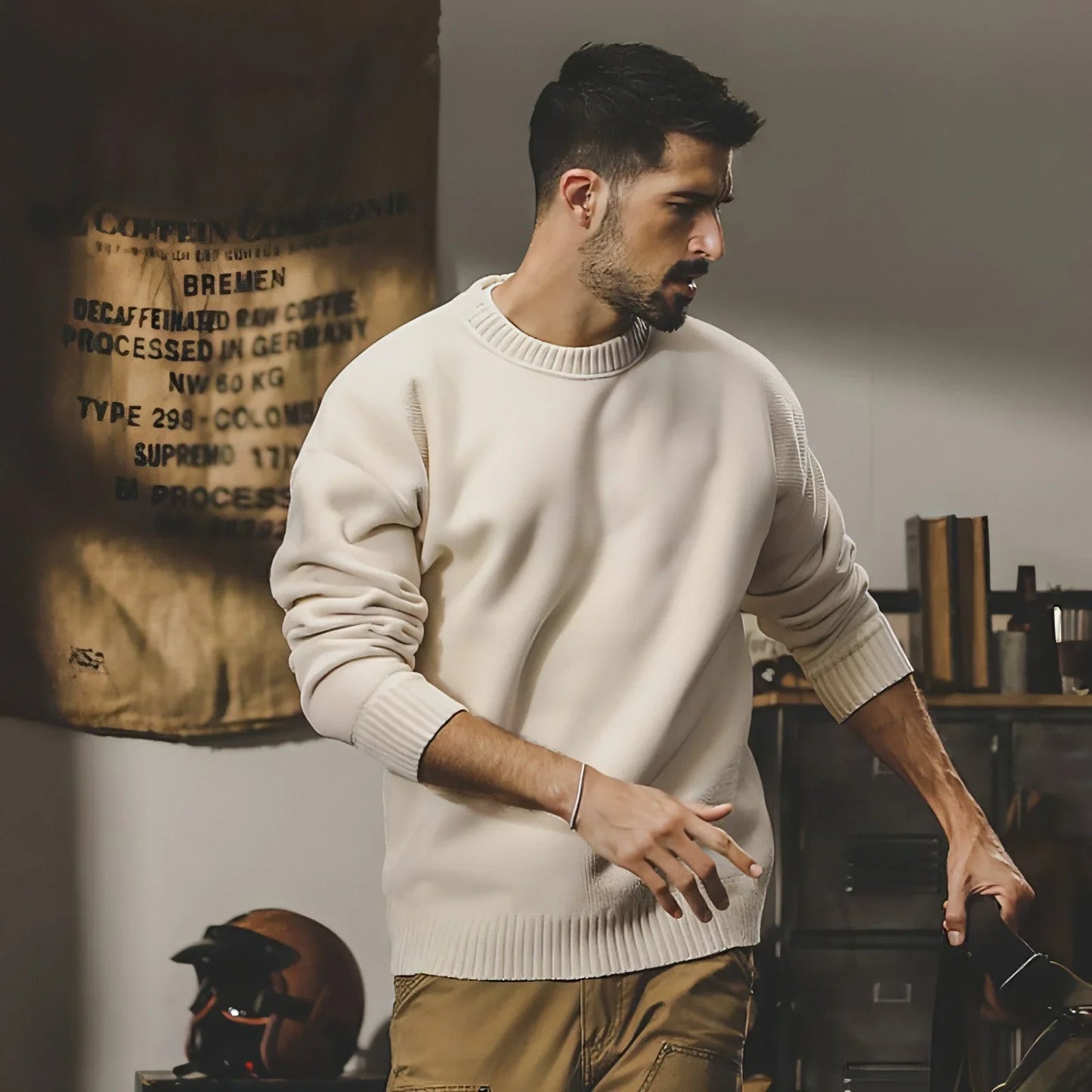 A.1 Men's Inner Wear Base Knitwear Sweater - Which Mark