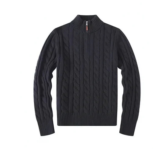 New Men's Warm Thick Needle Turtleneck Sweater Men - Which Mark