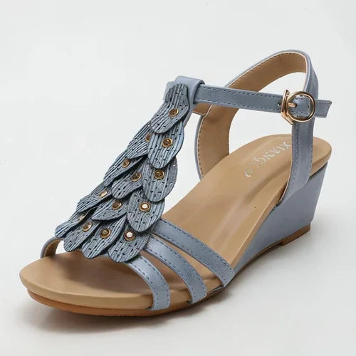 Women's Sandals Boho Bohemia Wedge Shoes Party Daily Beach Shoes - Which Mark