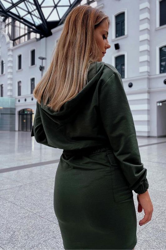 Women's sports set with a khaki skirt FI715 - Which Mark