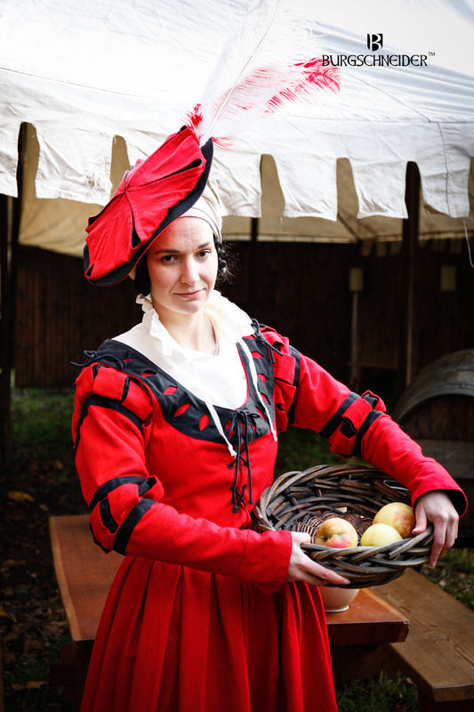 Landsknecht Sleeves Stripes Flora Red/Black - Which Mark