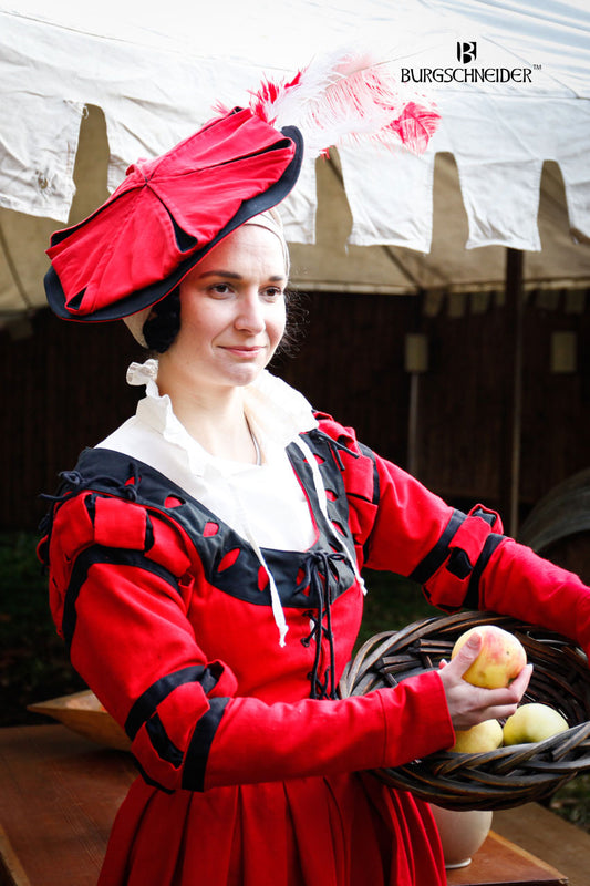Landsknecht Sleeves Stripes Flora Red/Black - Which Mark