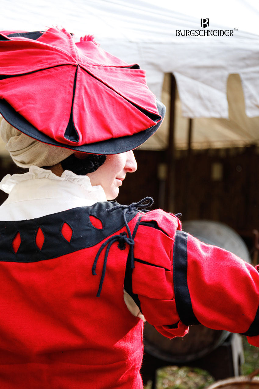 Landsknecht Sleeves Stripes Flora Red/Black - Which Mark