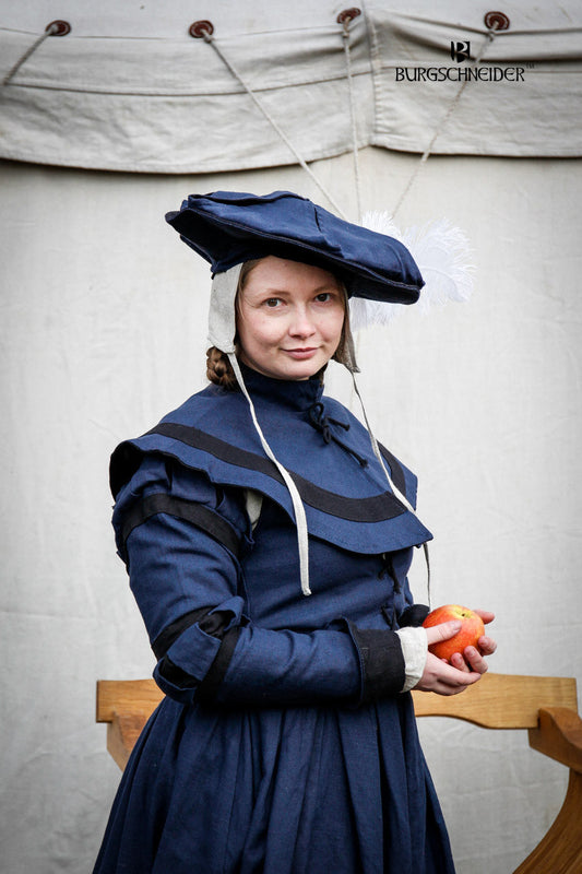 Landsknecht Pellerine Flora Blue/Black - Which Mark