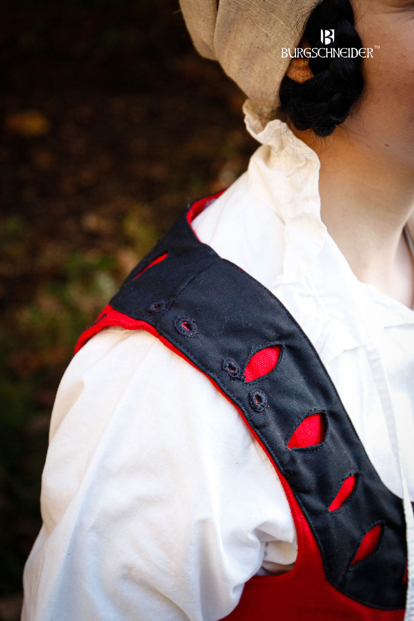 Landsknecht Bodice Flora Red/Black - Which Mark
