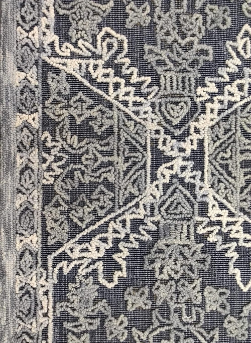 Modern Trace Collection Carpet Rectangular Shape Multicolor Wool Area - Which Mark
