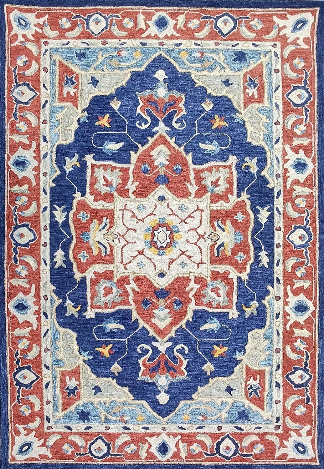 Agra Rectangular Wool Matarial with Soft and 100% Imported Woolen - Which Mark