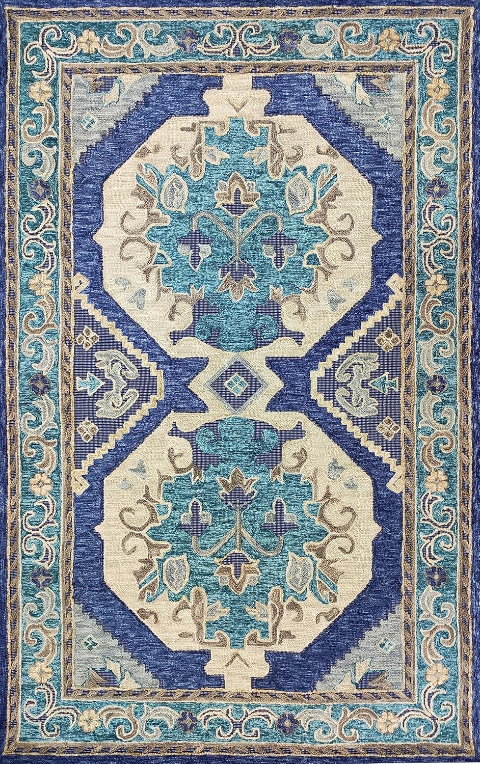 Kilims Rectangular Wool Matarial with Soft and 100% Imported Woolen - Which Mark