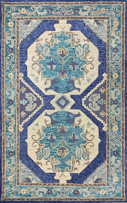 Kilims Rectangular Wool Matarial with Soft and 100% Imported Woolen - Which Mark