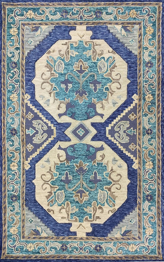 Kilims Rectangular Wool Matarial with Soft and 100% Imported Woolen - Which Mark