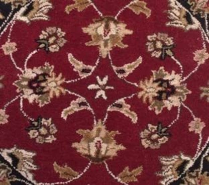 Modern Super Collection Round Shape Multicolor Wool Area Rug with Soft - Which Mark