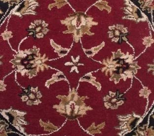 Modern Super Collection Round Shape Multicolor Wool Area Rug with Soft - Which Mark