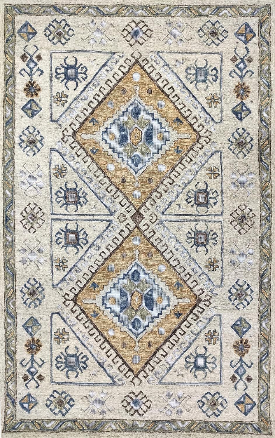Kilims Rectangular Wool Matarial with Soft and 100% Imported Woolen - Which Mark
